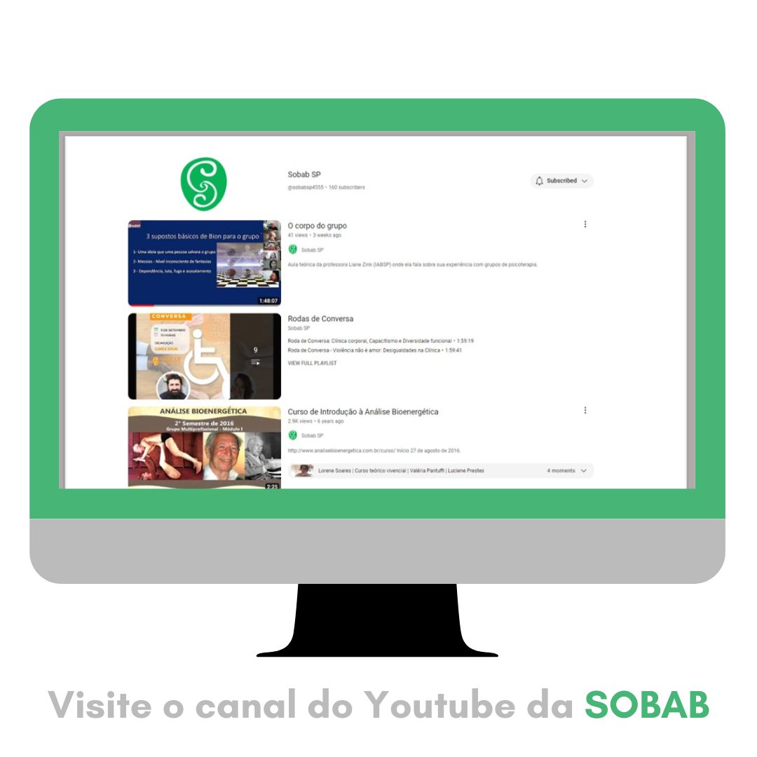 Visite o canal do Youtube da SOBAB